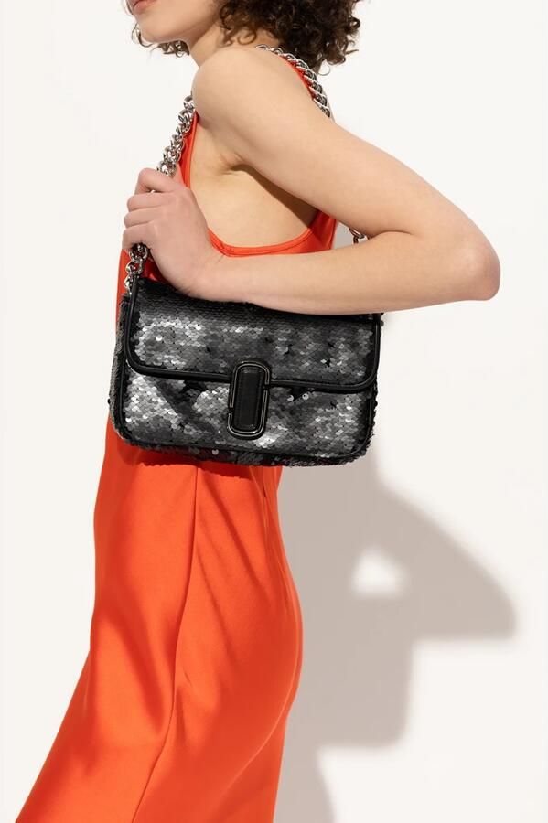 Marc Jacobs Crossbody bags Borse Tracolla The J-Marc Shoulder Bag in zwart - Foto 9