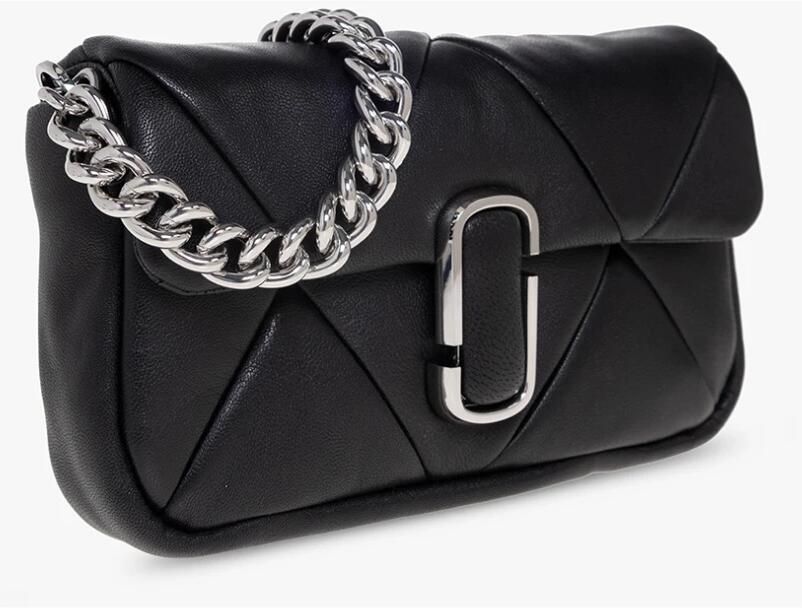 Marc Jacobs Puffy Diamond Quilted J Marc Schoudertas Black Dames - Foto 8