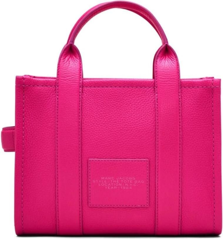 Marc Jacobs Crossbody bags THE LEATHER SMALL TOTE HOTE PINK HANDT in roze - Foto 2
