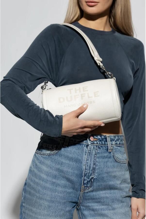 Marc Jacobs Leren Duffle Tas met Twee Draagopties Beige Dames - Foto 4