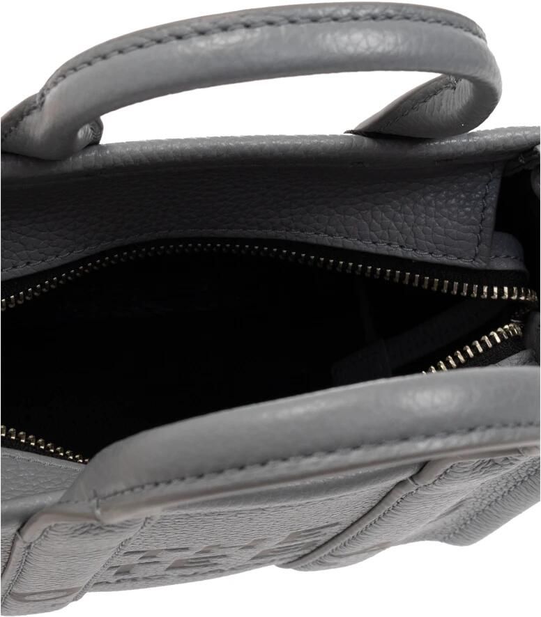 Marc Jacobs Grained Leather Mini Tote Bag Gray Dames - Foto 2
