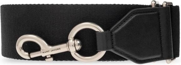 Marc Jacobs Logo Jacquard Denim Snapshot Schoudertas Blauw Dames - Foto 10