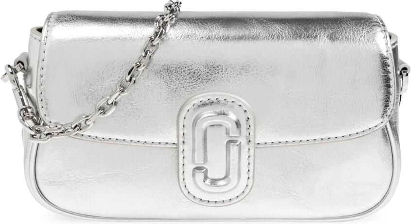 Marc Jacobs Hobo bags The Small Shoulder Bag Leather Silver in zilver