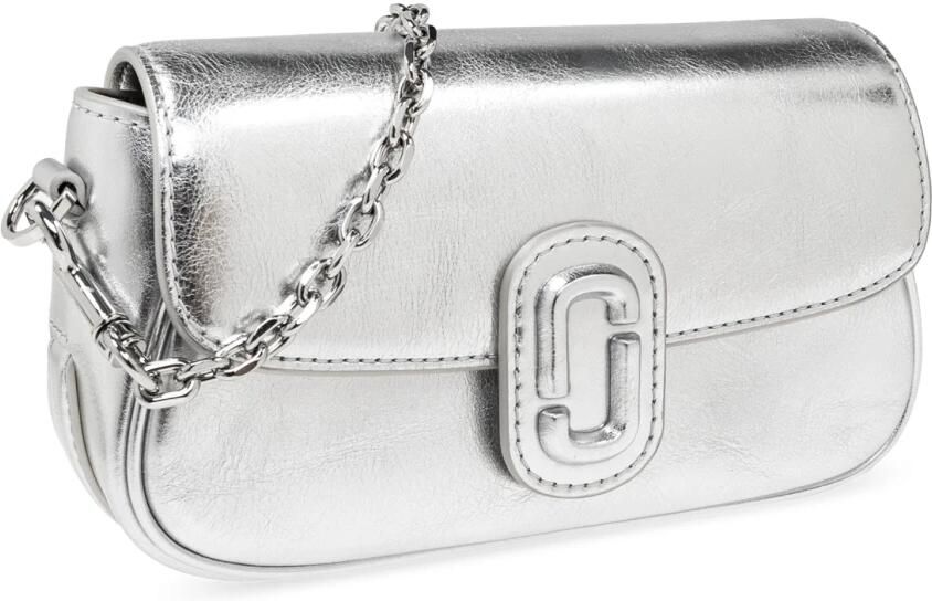 Marc Jacobs Hobo bags The Small Shoulder Bag Leather Silver in zilver - Foto 5