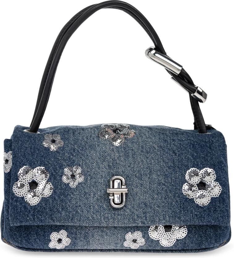 Marc Jacobs Hobo bags The Mini Dual Bag Cotton Blue in blauw