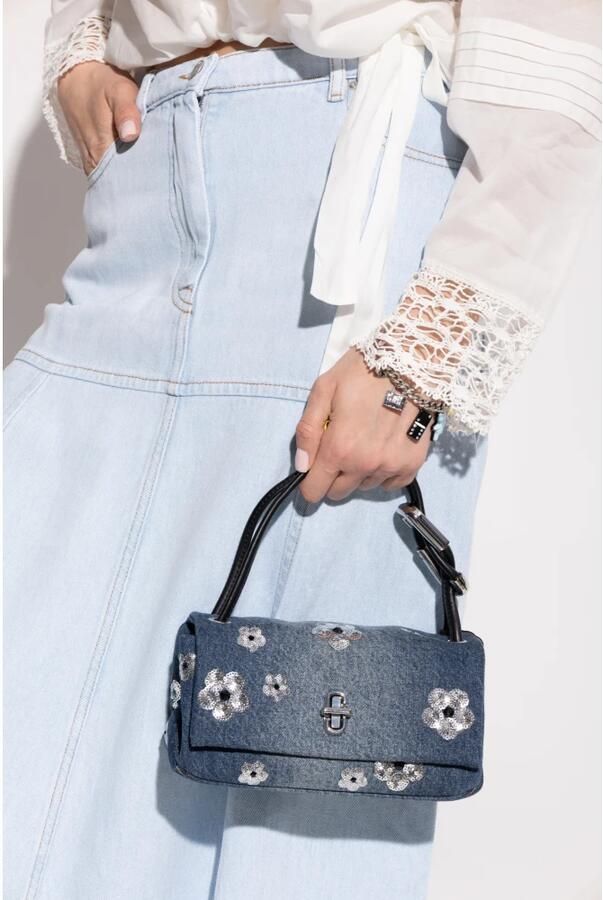 Marc Jacobs Hobo bags The Mini Dual Bag Cotton Blue in blauw - Foto 6