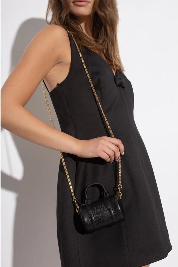 Marc Jacobs Nano Duffle Crossbody Tas van Zwart Leer Black Dames - Foto 9