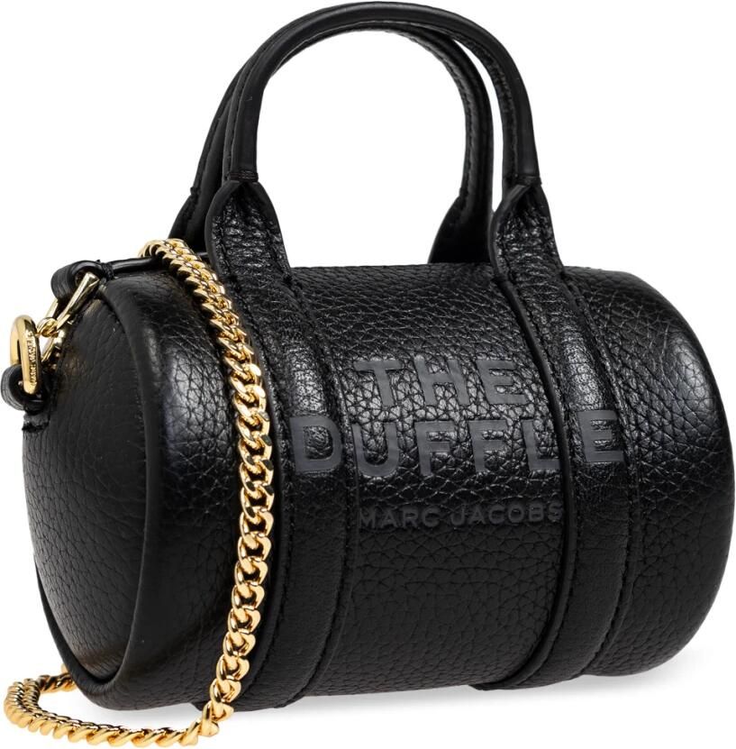 Marc Jacobs Nano Duffle Crossbody Tas van Zwart Leer Black Dames - Foto 6