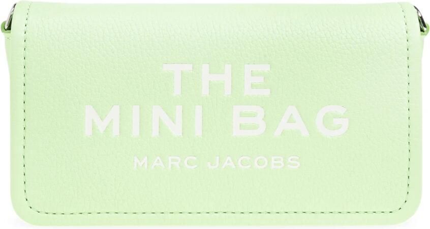 Marc Jacobs Hobo bags The Mini Crossbody Leather Green in groen