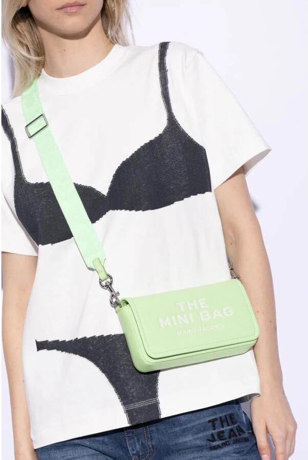 Marc Jacobs Hobo bags The Mini Crossbody Leather Green in groen - Foto 4