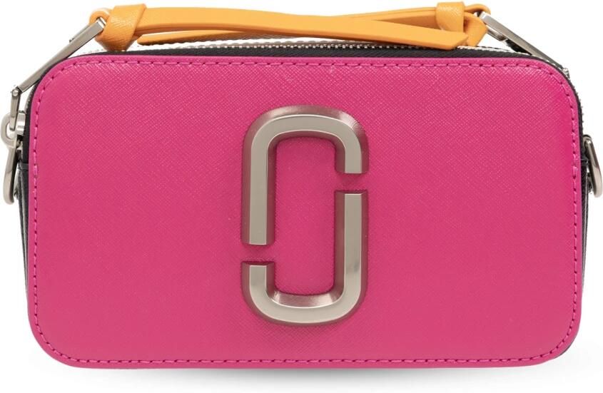 Marc Jacobs Roze Leren Crossbody Tas met Afneembare Band Pink Dames