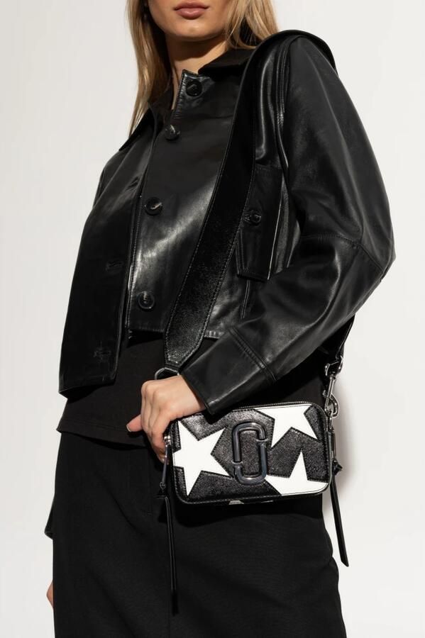 Marc Jacobs Hobo bags 'The Star Patchwork Snapshot' Crossbody Bag in zwart - Foto 4