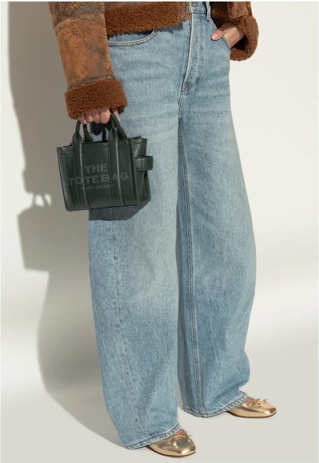 Marc Jacobs Shoppers & Totes The Tote Bag Mini in groen - Foto 4