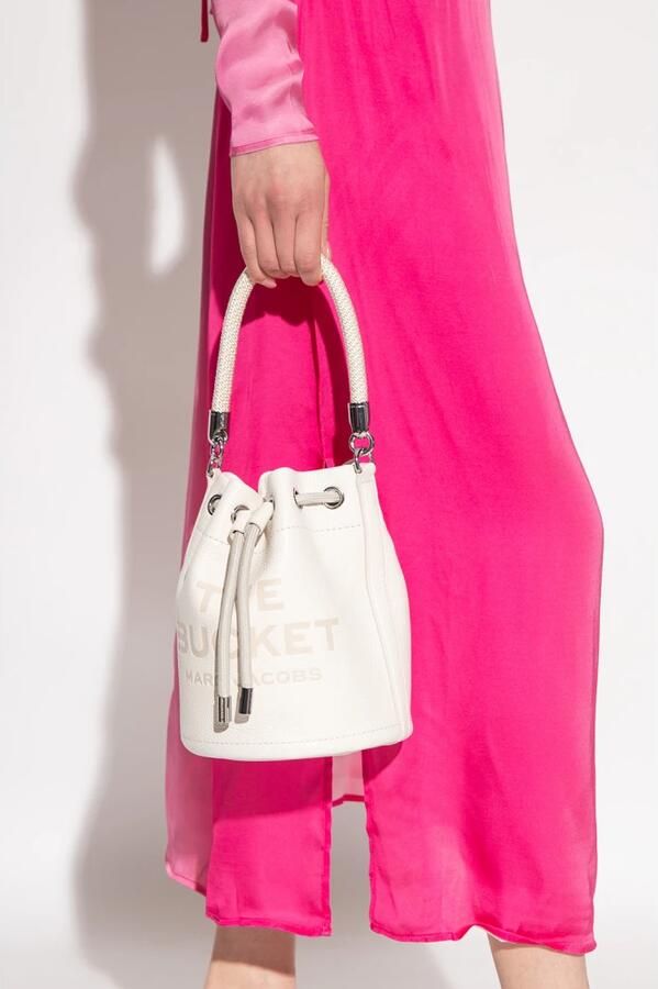 Marc Jacobs Bucket bags The Leather Bucket Bag in crème - Foto 7