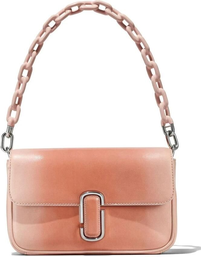 Marc Jacobs Satchels The Shadow Patent Leather Bag in koraal - Foto 2