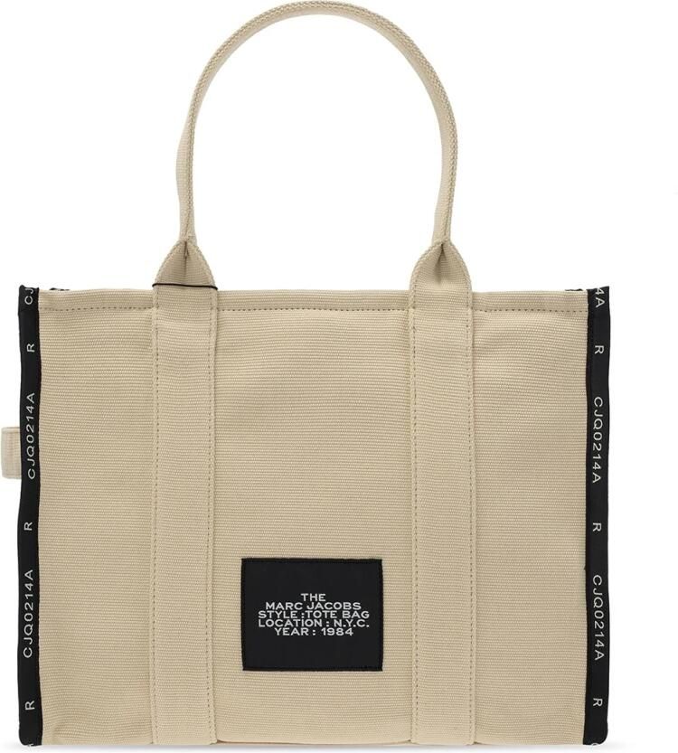 Marc Jacobs the jacquard traveler tote bag large Beige Dames - Foto 4