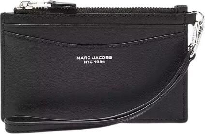 Marc Jacobs Smalle Leren Portemonnees Kaarthouders Black Dames - Foto 6