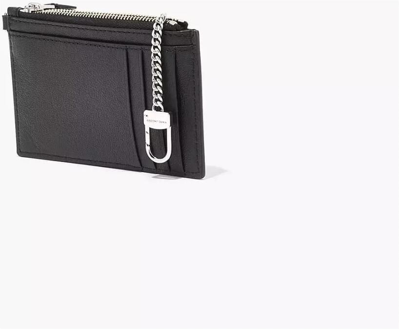 Marc Jacobs Smalle Leren Portemonnees Kaarthouders Black Dames - Foto 2