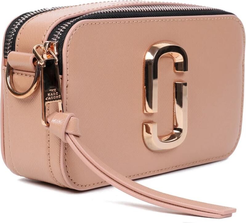 Marc Jacobs Snapshot Small Camera Bag schoudertas in poederroze saffianoleer Pink Dames - Foto 4