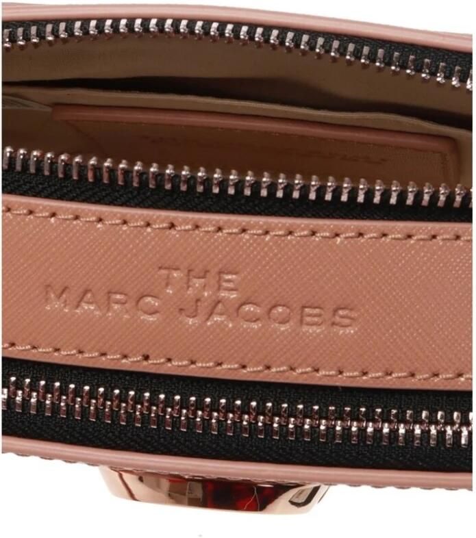 Marc Jacobs Snapshot Small Camera Bag schoudertas in poederroze saffianoleer Pink Dames - Foto 5