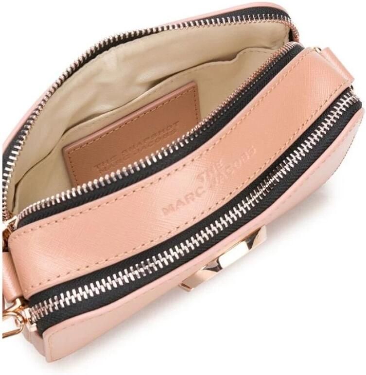 Marc Jacobs Snapshot Small Camera Bag schoudertas in poederroze saffianoleer Pink Dames - Foto 3
