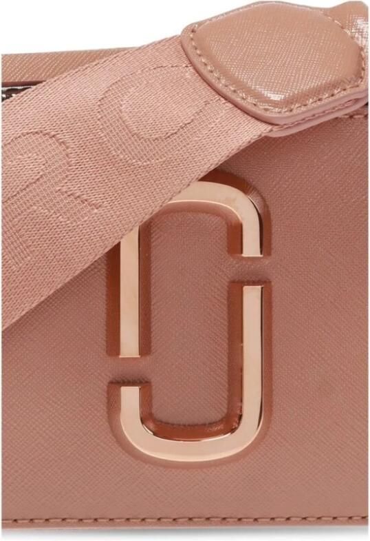 Marc Jacobs Snapshot Small Camera Bag schoudertas in poederroze saffianoleer Pink Dames - Foto 8