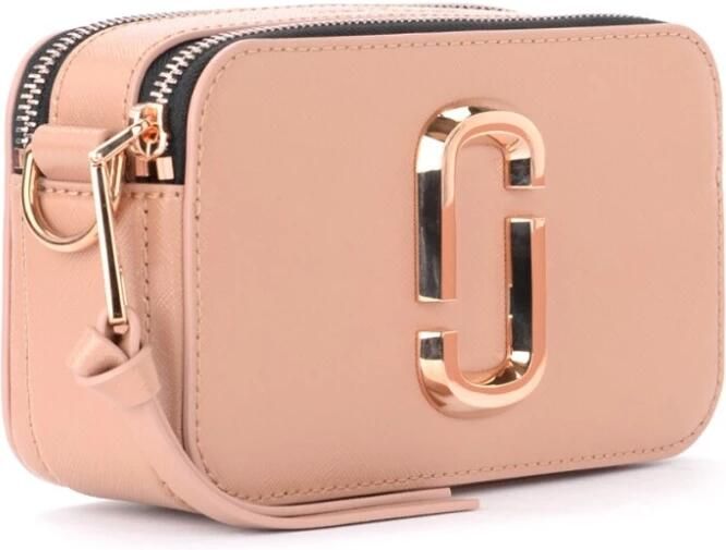 Marc Jacobs Snapshot Small Camera Bag schoudertas in poederroze saffianoleer Pink Dames - Foto 10