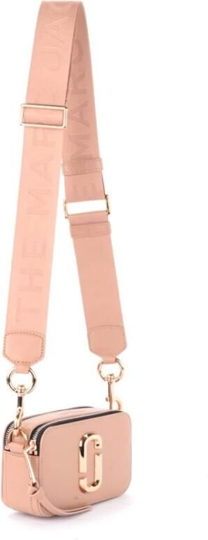 Marc Jacobs Snapshot Small Camera Bag schoudertas in poederroze saffianoleer Pink Dames - Foto 15
