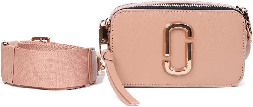 Marc Jacobs Snapshot Small Camera Bag schoudertas in poederroze saffianoleer Pink Dames - Foto 11