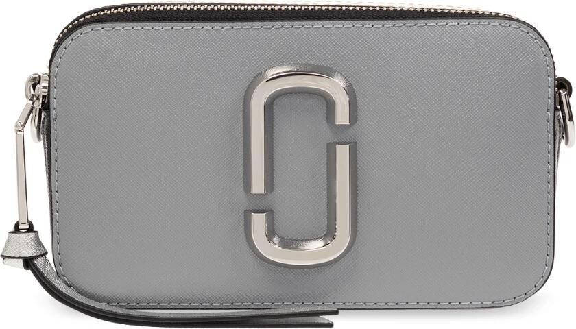 Marc Jacobs Grijze Leren Crossbody met Verstelbare Band Gray Dames - Foto 6