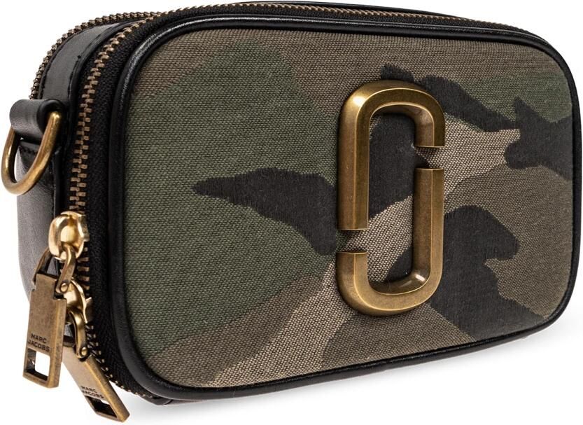 Marc Jacobs Crossbody bags The Camo Jacquard Snapshot in groen - Foto 8