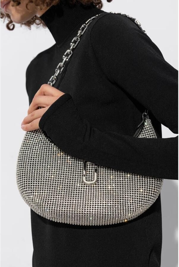 Marc Jacobs Shoppers The Small Curve Shoulder Bag Mesh Silver in zilver - Foto 5
