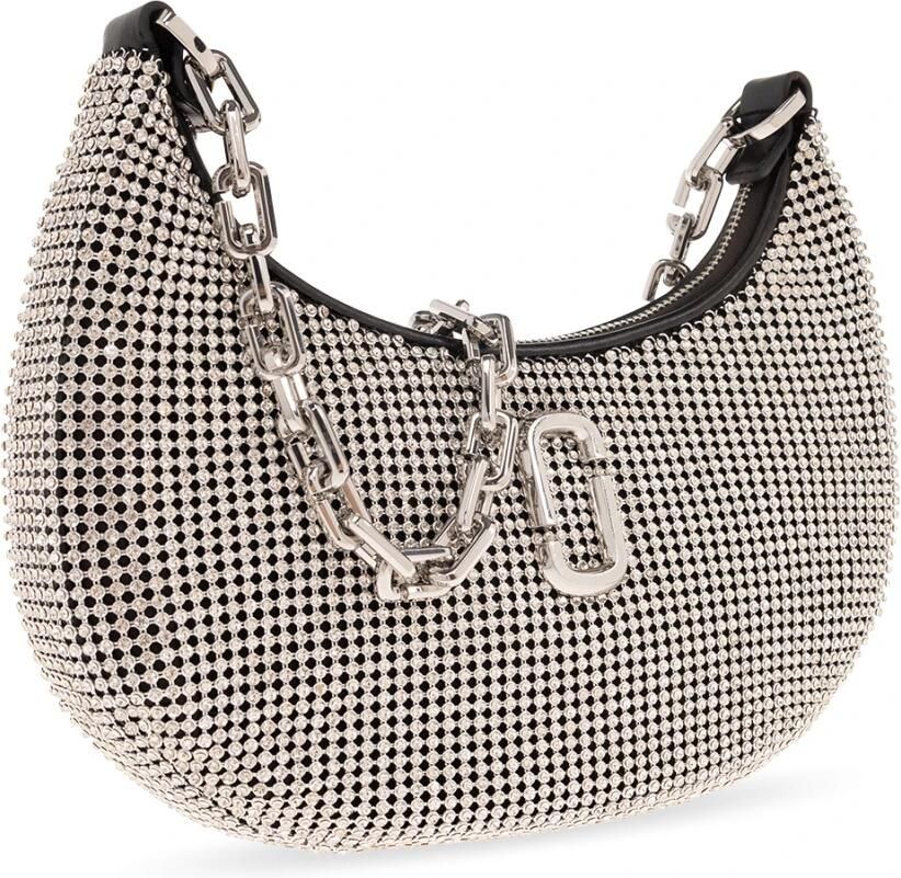 Marc Jacobs Shoppers The Small Curve Shoulder Bag Mesh Silver in zilver - Foto 4