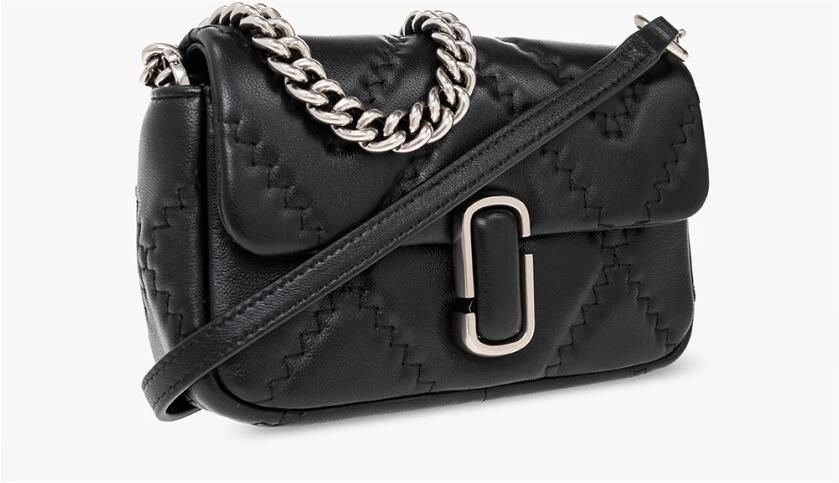 Marc Jacobs The J Marc Mini gewatteerde schoudertas Black Dames - Foto 10
