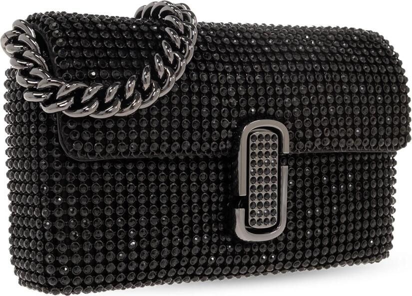 Marc Jacobs Shoppers The Mini J Marc Shoulder Bag Mesh Black in zwart - Foto 5