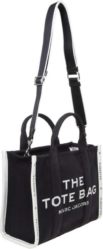 Marc Jacobs Katoenen Tote Handtas met Bovenhandvatten Black Dames - Foto 16