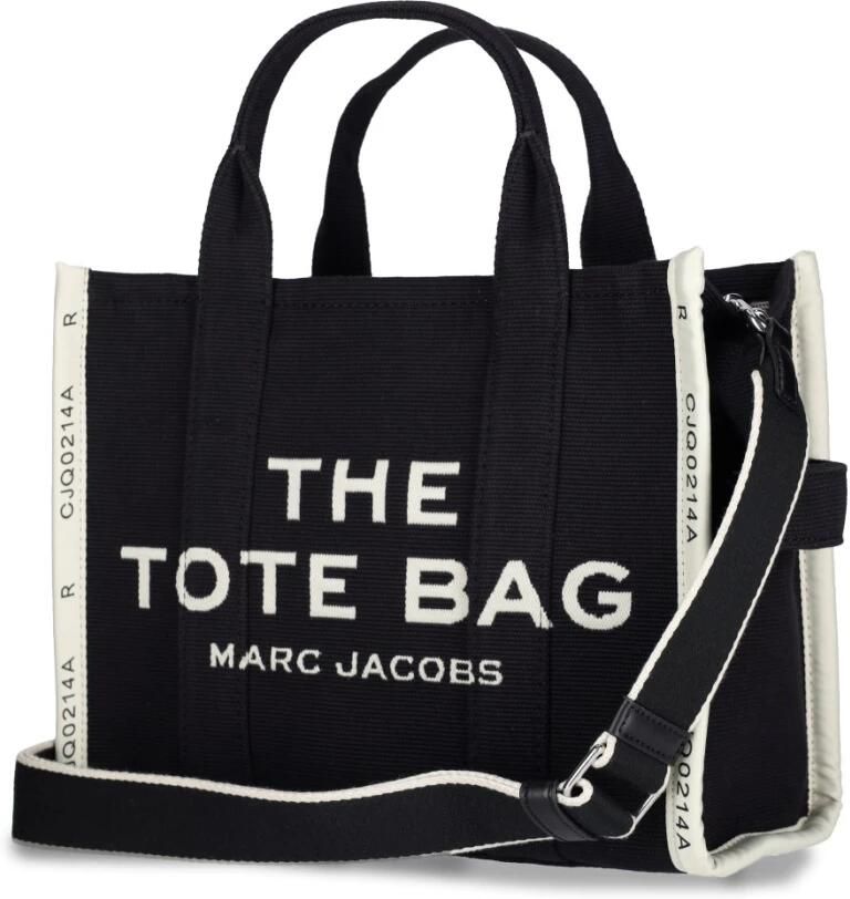 Marc Jacobs Katoenen Tote Handtas met Bovenhandvatten Black Dames - Foto 6