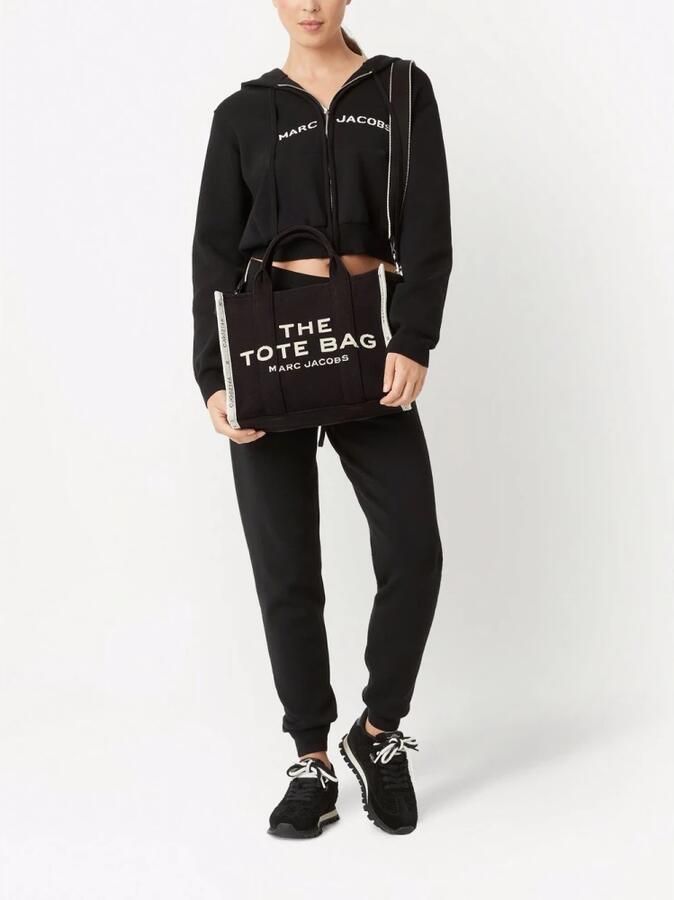 Marc Jacobs Katoenen Tote Handtas met Bovenhandvatten Black Dames - Foto 9