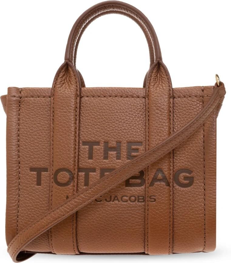 Marc Jacobs Totes & shoppers The Mini Tote in bruin - Foto 3