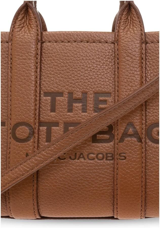 Marc Jacobs Totes & shoppers The Mini Tote in bruin - Foto 6