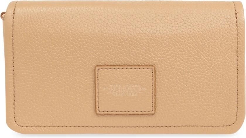 Marc Jacobs Gestructureerde leren Mini Schoudertas Beige Dames - Foto 6
