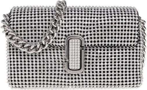 Marc Jacobs Glinsterende Rhinestone Mini Schoudertas Gray Dames - Foto 8