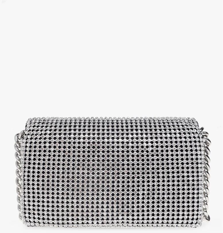 Marc Jacobs Glinsterende Rhinestone Mini Schoudertas Gray Dames - Foto 4