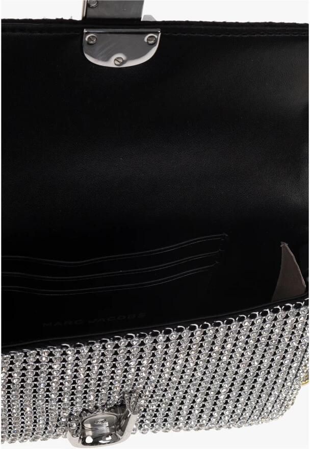 Marc Jacobs Glinsterende Rhinestone Mini Schoudertas Gray Dames - Foto 6