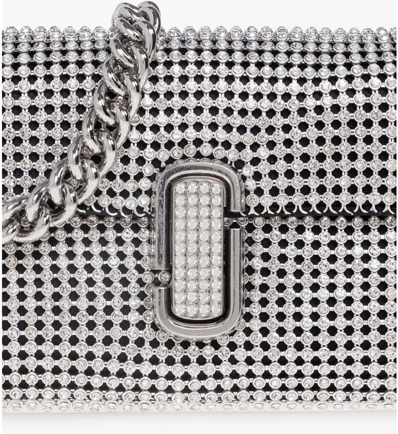 Marc Jacobs Glinsterende Rhinestone Mini Schoudertas Gray Dames - Foto 3