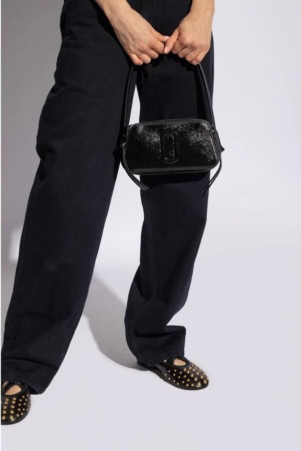Marc Jacobs Zwarte Handtas voor Vrouwen The Slingshot Schoudertas Black Dames