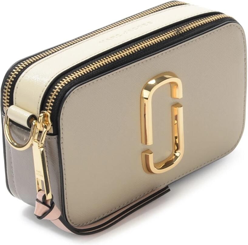 Marc Jacobs Snapshot Tas Saffiano Leer Dubbele Rits Verstelbare Band Multicolor Dames - Foto 7