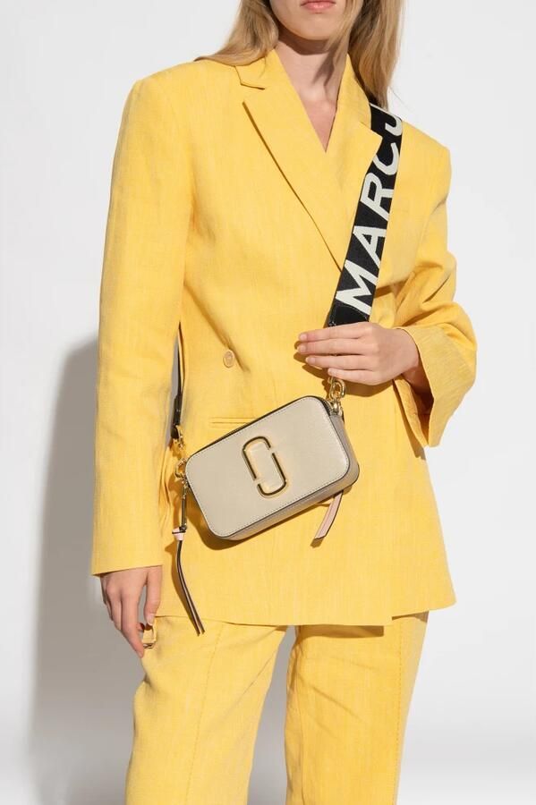 Marc Jacobs Snapshot Tas Saffiano Leer Dubbele Rits Verstelbare Band Multicolor Dames - Foto 9