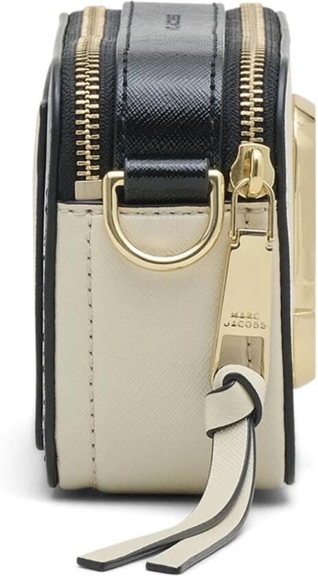 Marc Jacobs The Snapshot Cloud White Multi Leren Tas Beige Dames - Foto 7