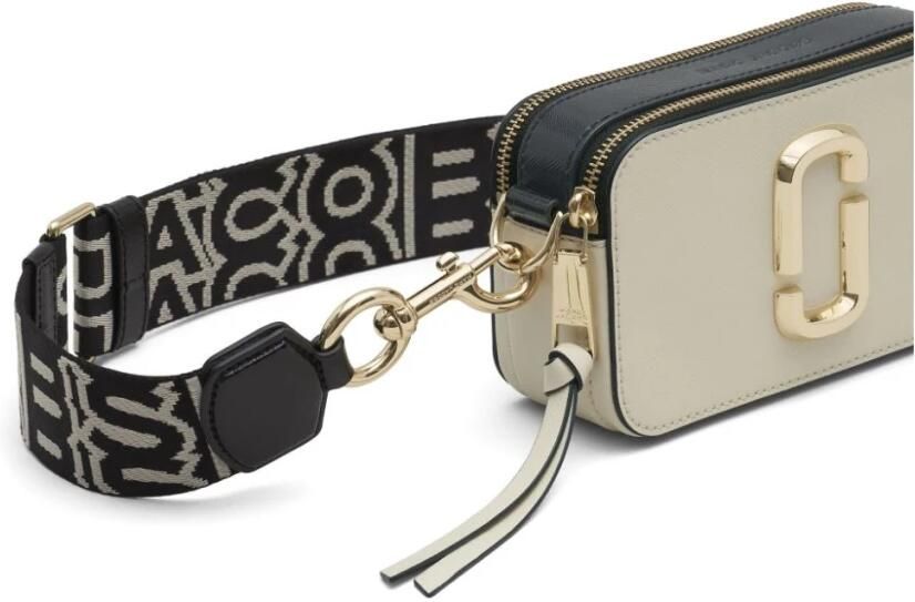 Marc Jacobs The Snapshot Cloud White Multi Leren Tas Beige Dames - Foto 4